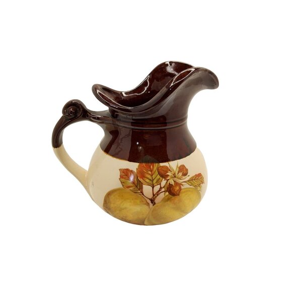 vintage collectible 1960s mccoy "fruit festival" glazed art pottery stoneware pi - Picture 8 of 13